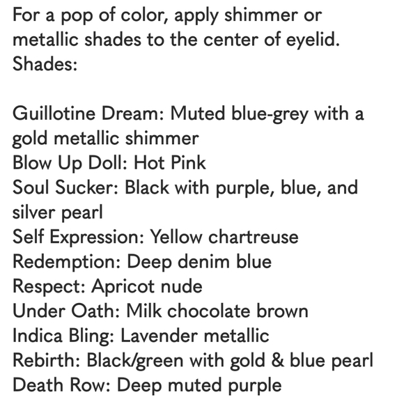 JEFFREE STAR BEAUTY KILLER 2 EYESHADOW PALETTE SMOKEY NEON 80s SHADES NEW - Picture 10 of 10